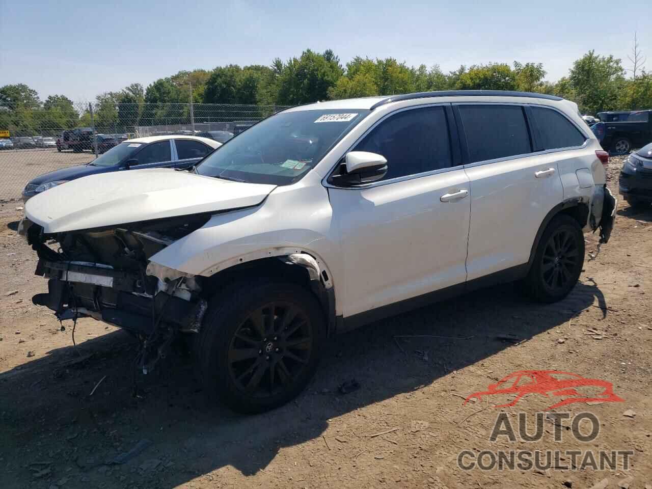 TOYOTA HIGHLANDER 2019 - 5TDJZRFH8KS604858