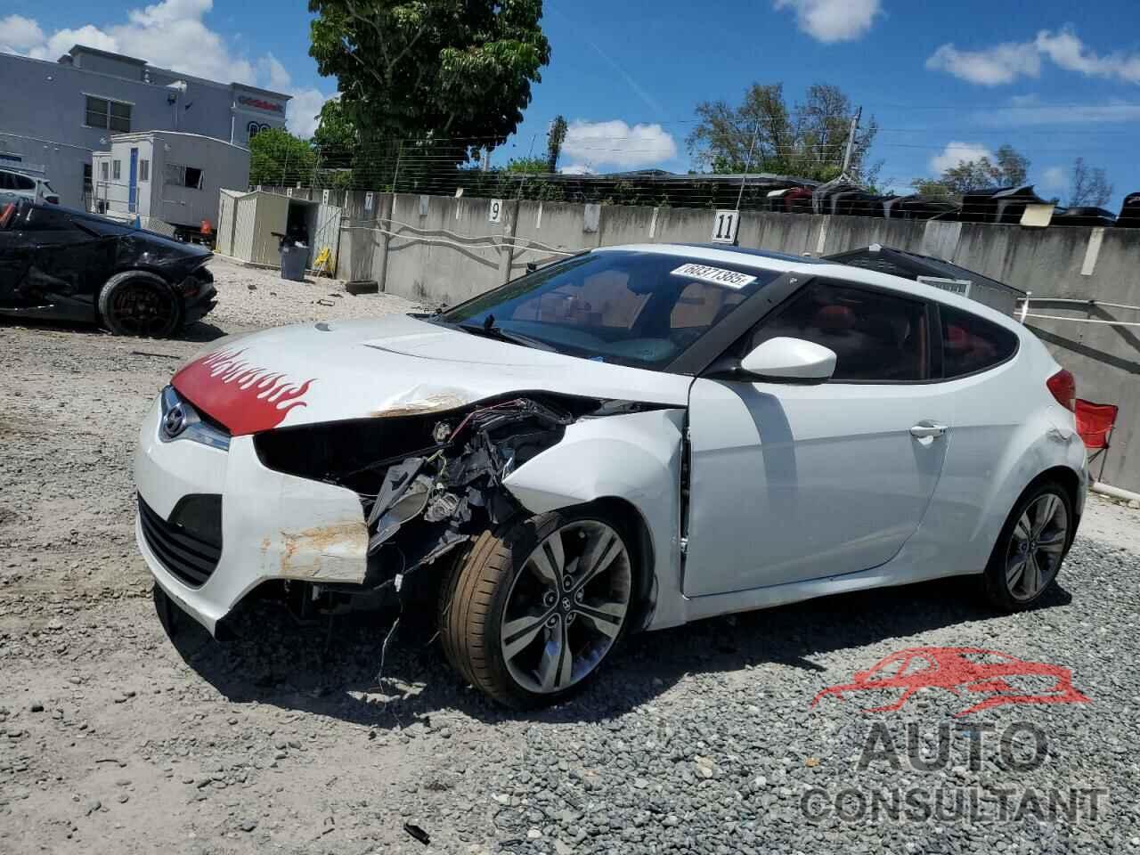 HYUNDAI VELOSTER 2013 - KMHTC6AD1DU166305