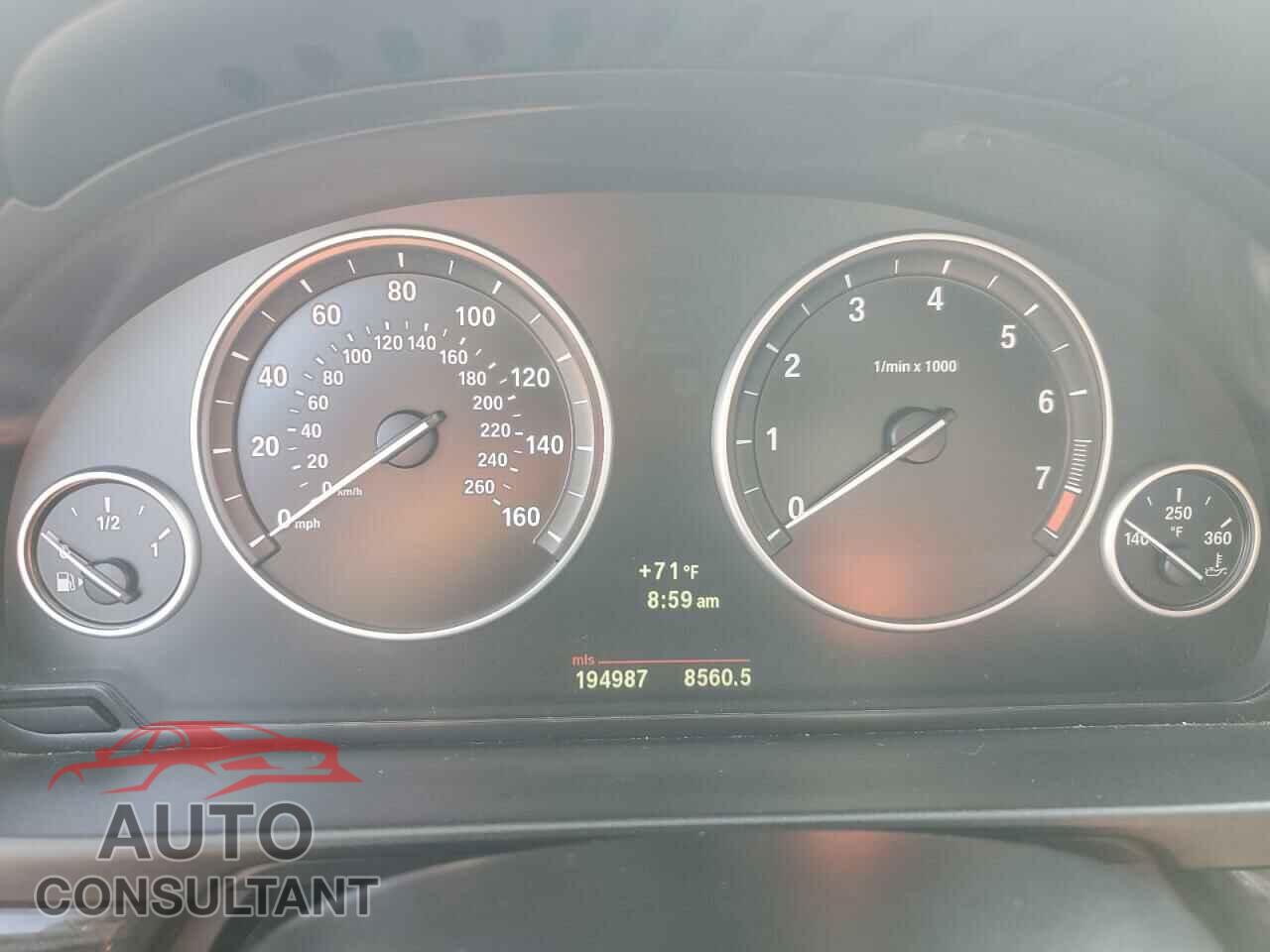 BMW 5 SERIES 2013 - WBAXG5C54DD229727