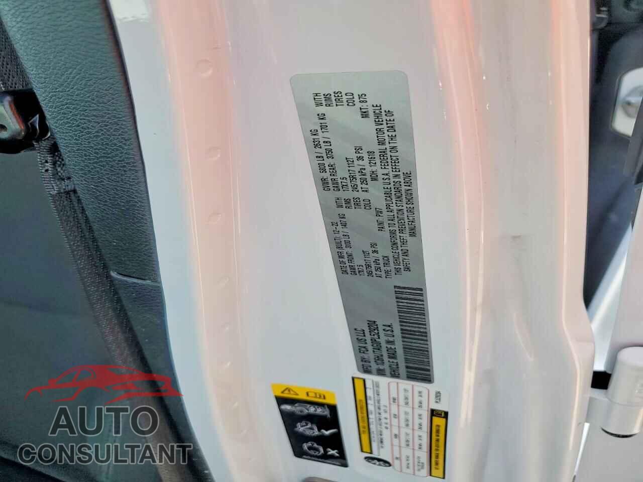JEEP GLADIATOR 2023 - 1C6HJTAG0PL529204