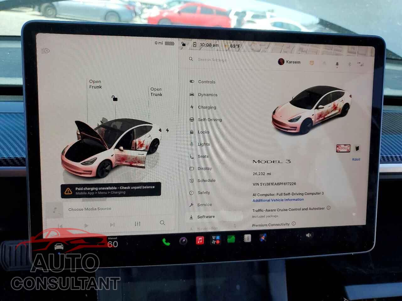 TESLA MODEL 3 2023 - 5YJ3E1EA6PF617226