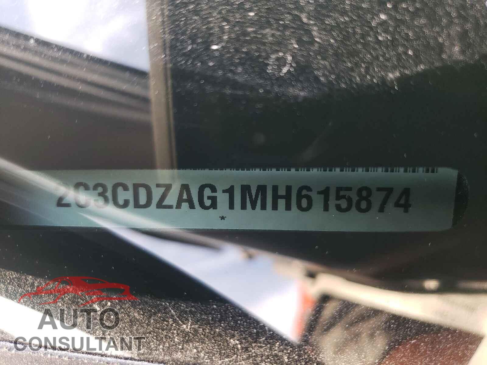 DODGE CHALLENGER 2021 - 2C3CDZAG1MH615874