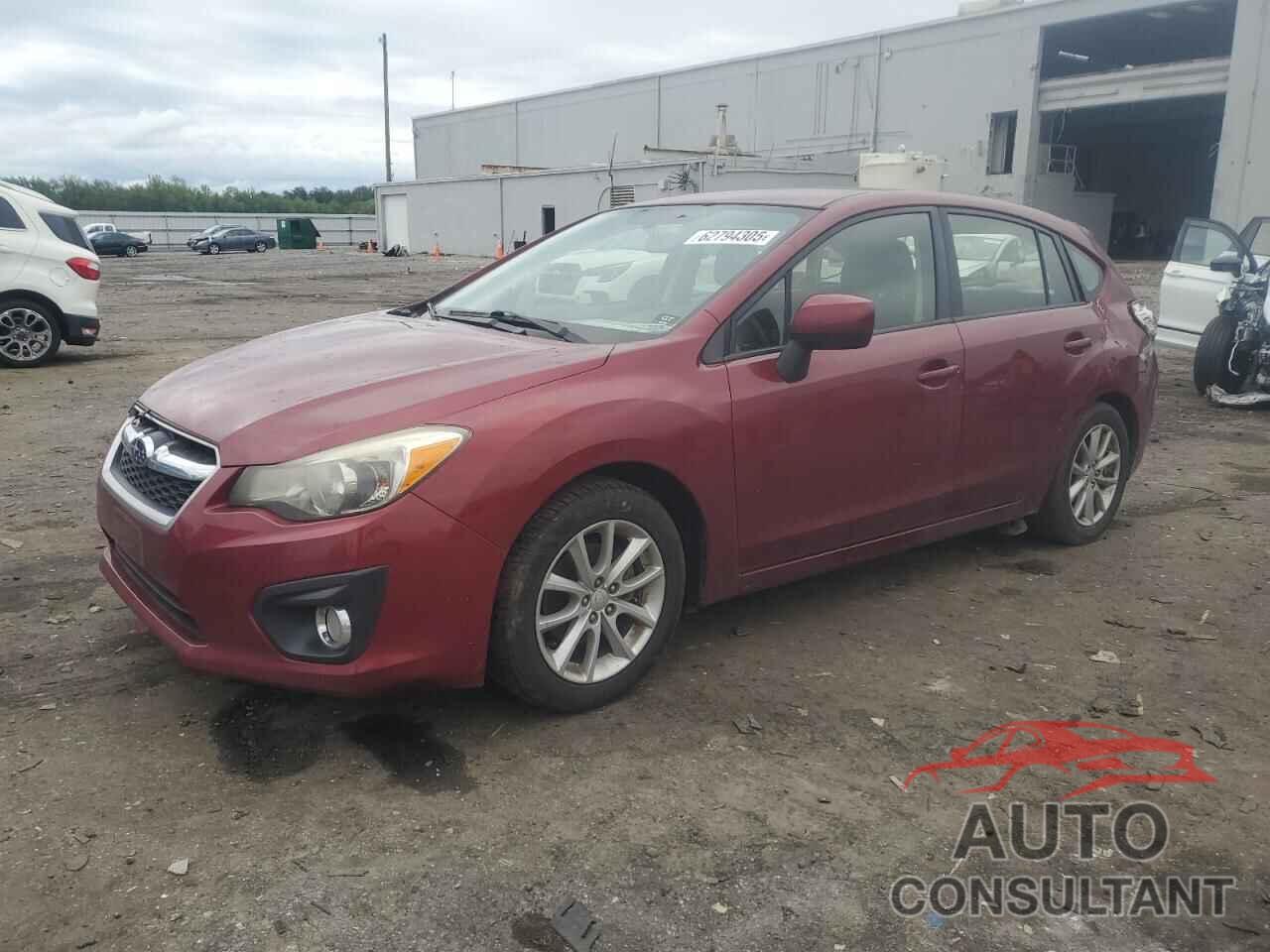 SUBARU IMPREZA 2012 - JF1GPAC66CH231304