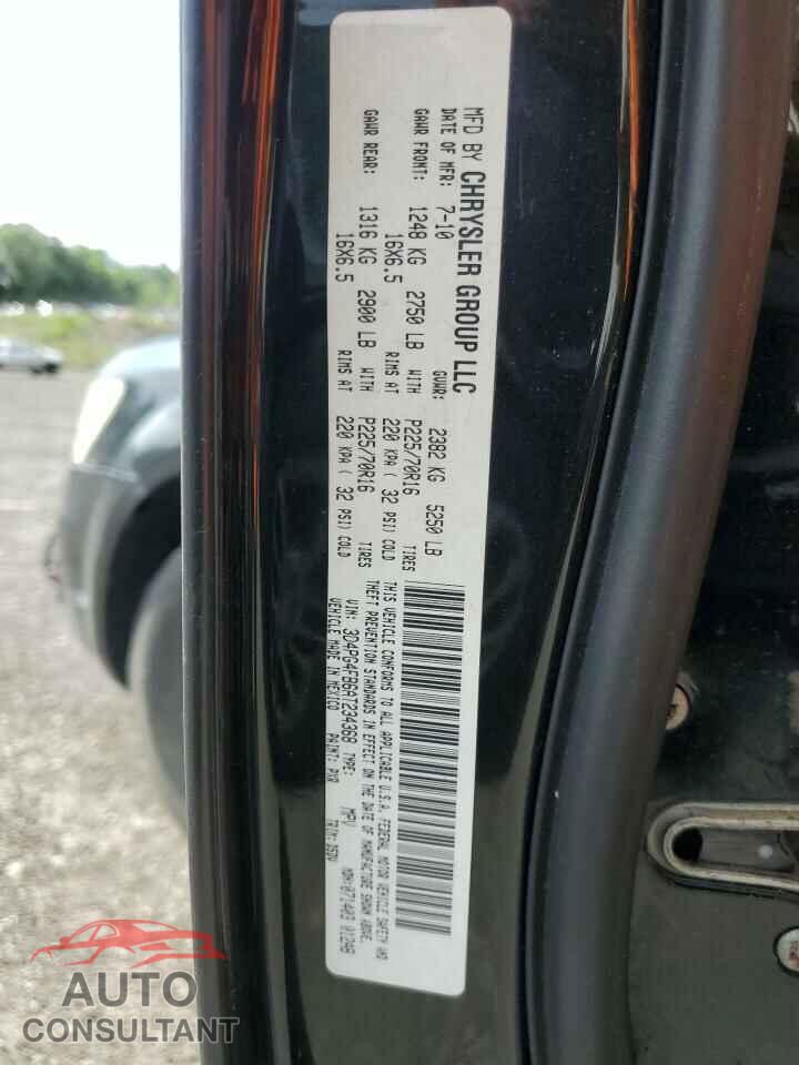 DODGE JOURNEY 2010 - 3D4PG4FB6AT234368
