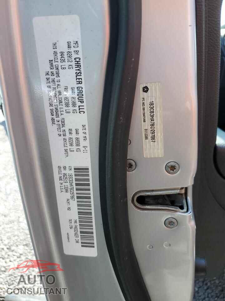DODGE CALIBER 2011 - 1B3CB3HA7BD297867