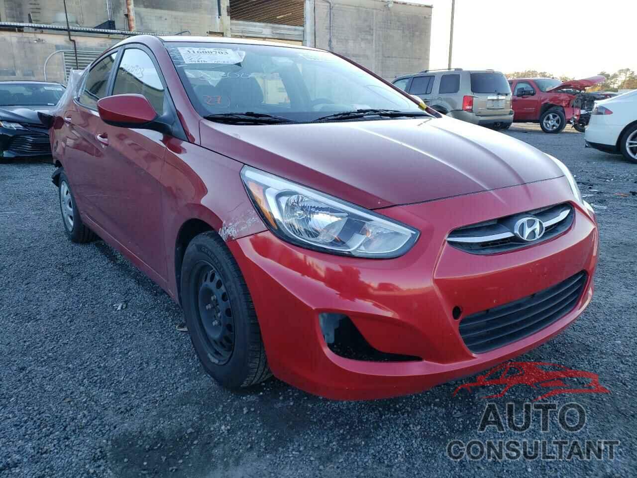 HYUNDAI ACCENT 2017 - KMHCT4AE8HU394448