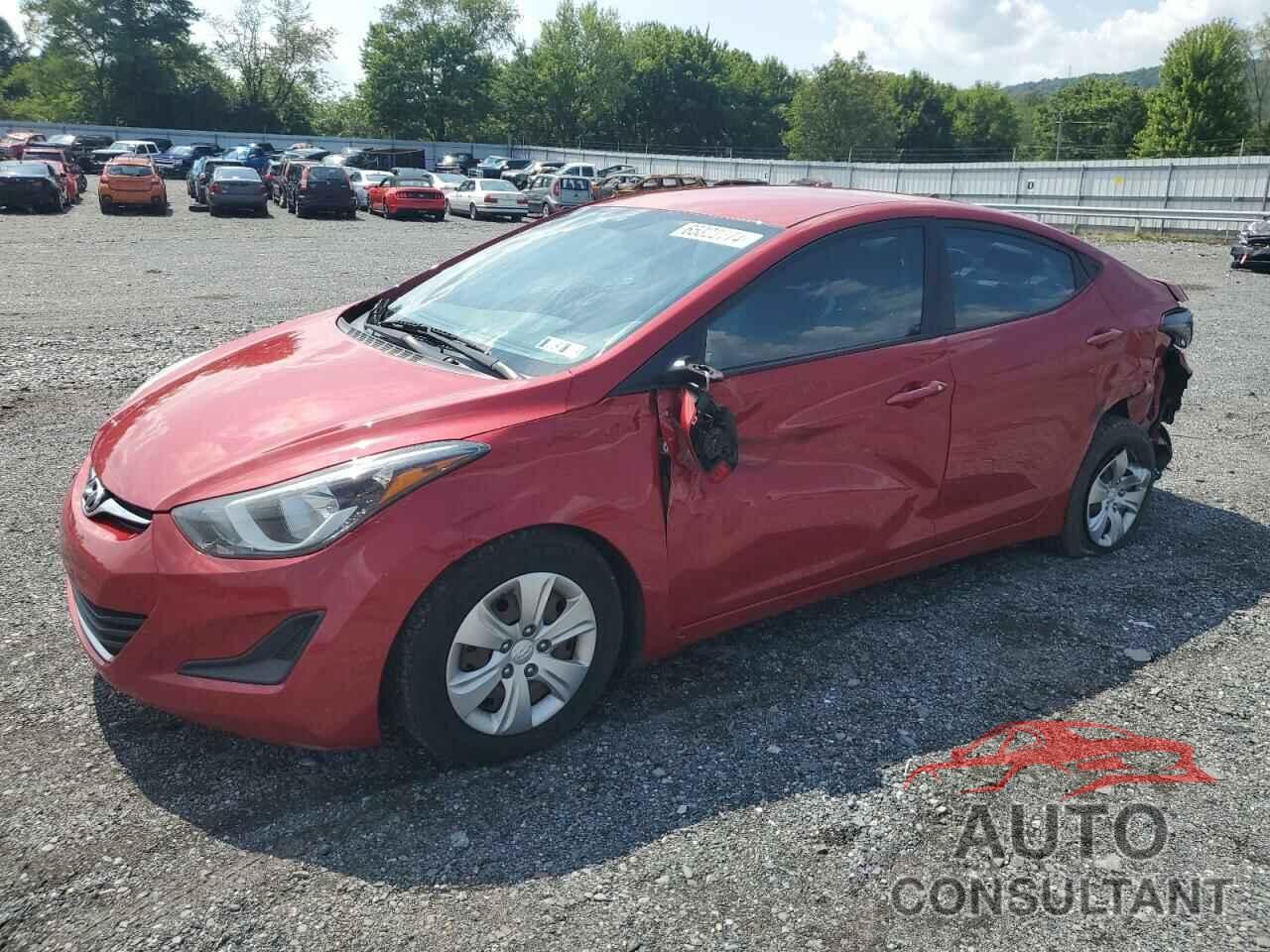 HYUNDAI ELANTRA 2016 - KMHDH4AE2GU543036