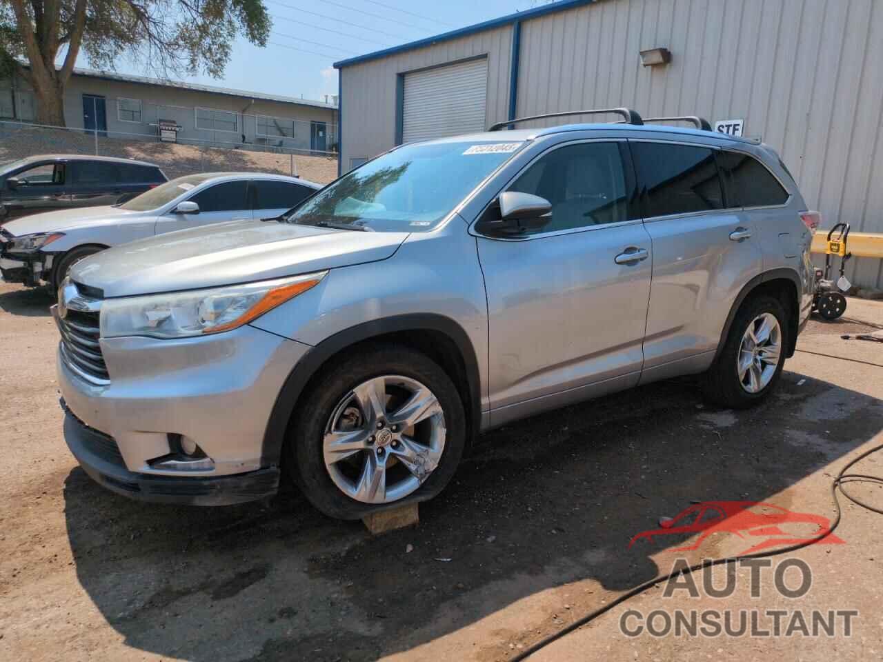 TOYOTA HIGHLANDER 2015 - 5TDDKRFH1FS117413