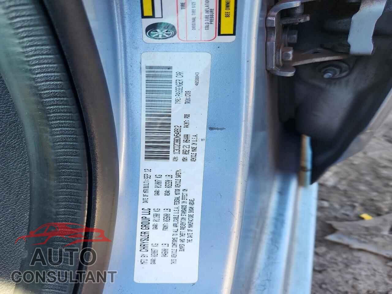 DODGE AVENGER 2013 - 1C3CDZCB8DN548912