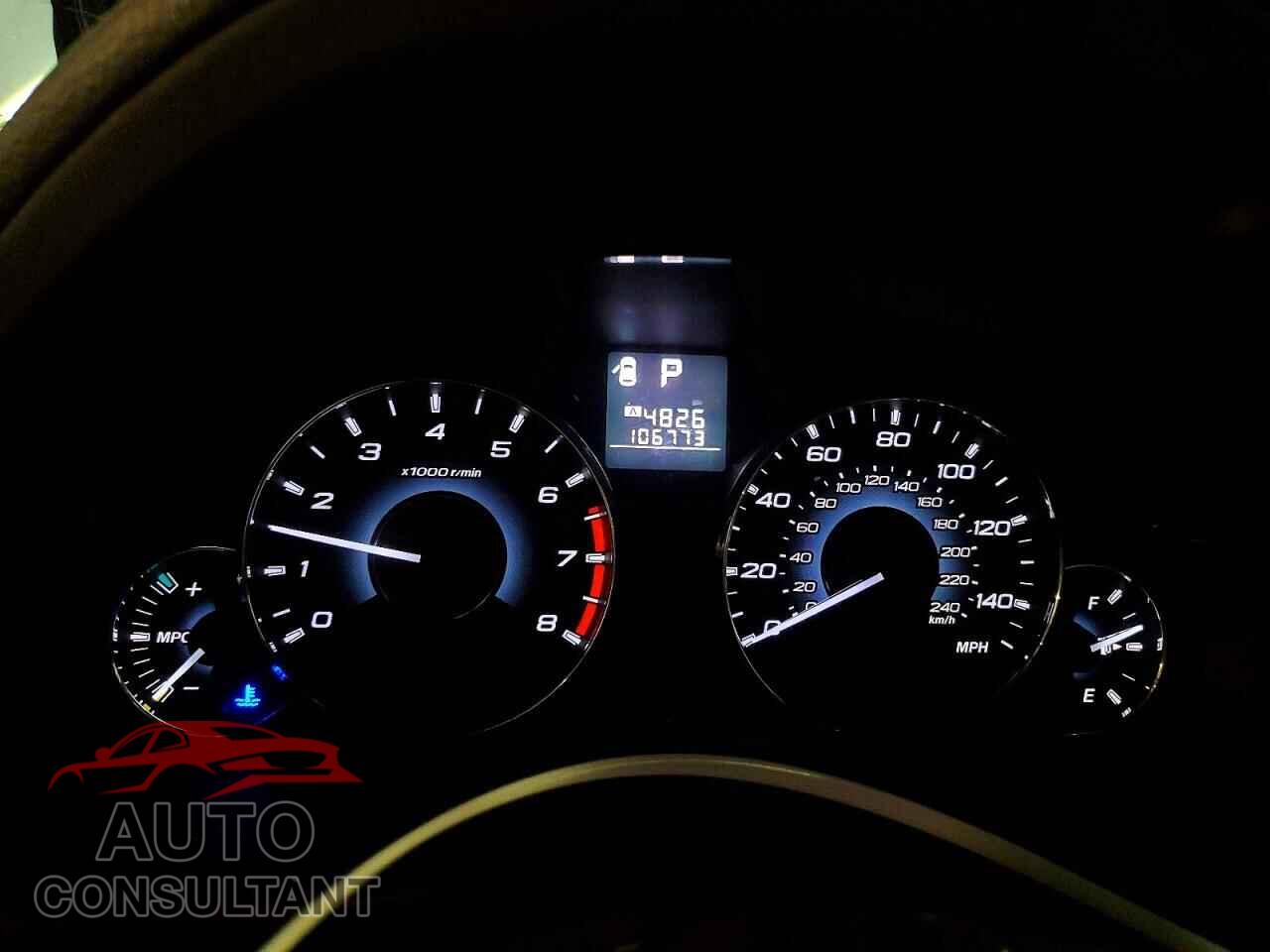 SUBARU OUTBACK 2012 - 4S4BRCCC0C3285268