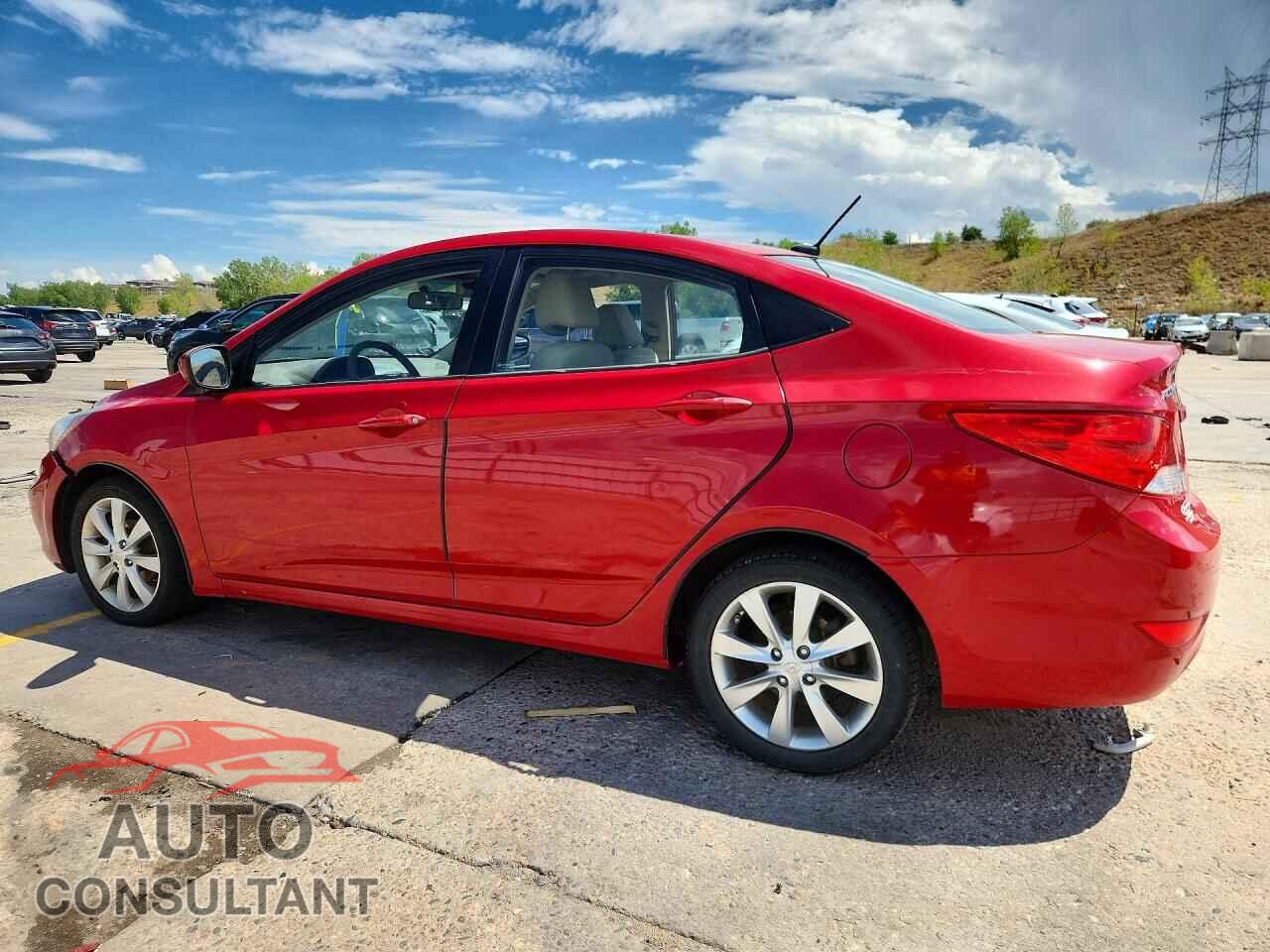 HYUNDAI ACCENT 2012 - KMHCU4AEXCU057883