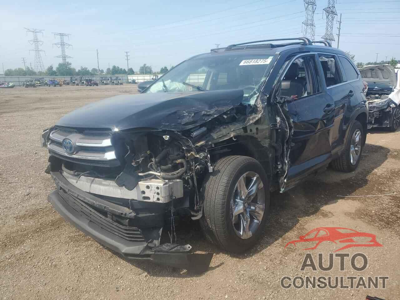 TOYOTA HIGHLANDER 2018 - 5TDDGRFH8JS037424