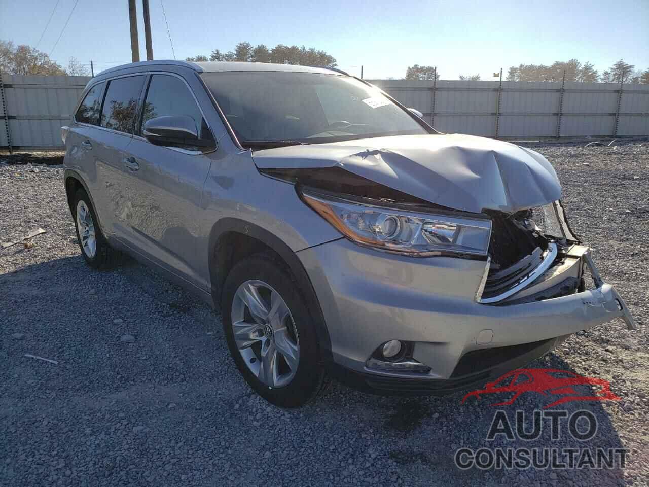 TOYOTA HIGHLANDER 2016 - 5TDYKRFHXGS170128