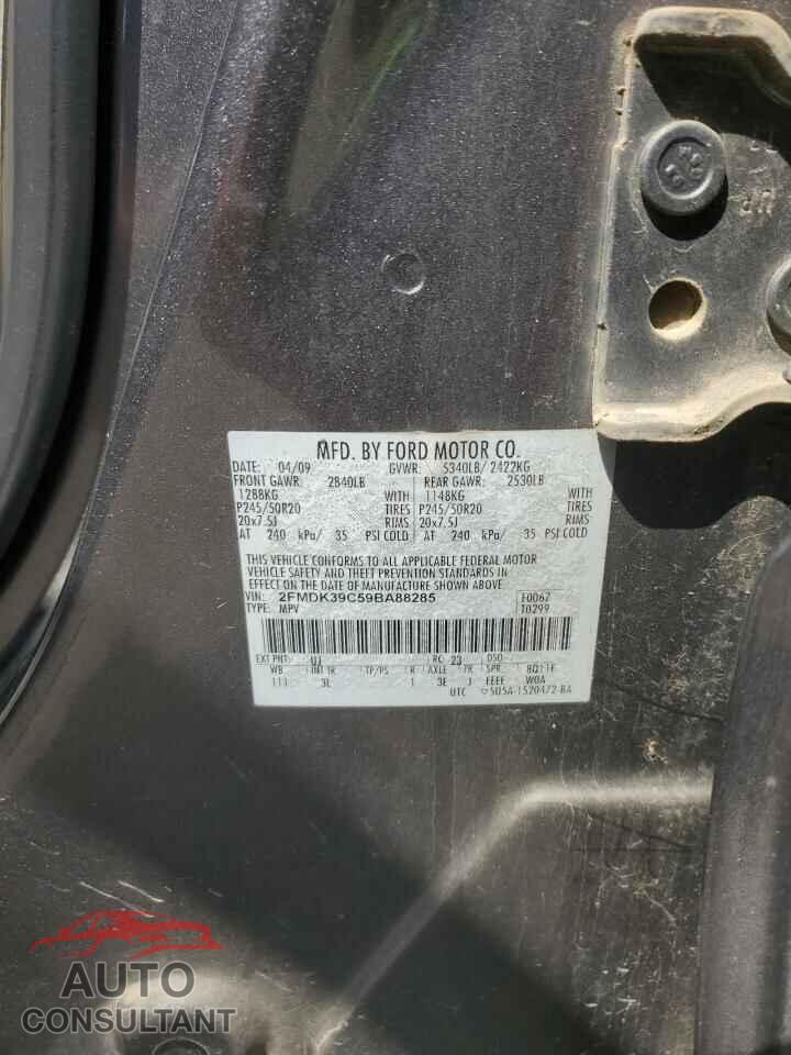 FORD EDGE 2009 - 2FMDK39C59BA88285