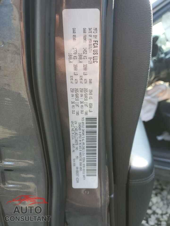 DODGE DURANGO 2020 - 1C4RDJAG1LC100379
