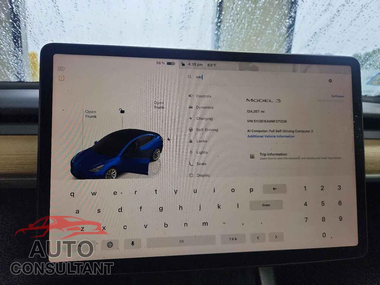 TESLA MODEL 3 2022 - 5YJ3E1EA8NF371339