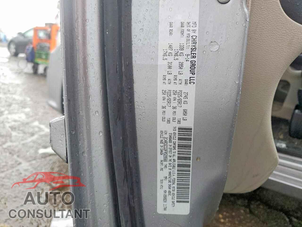 DODGE CARAVAN 2015 - 2C4RDGCG3FR529566