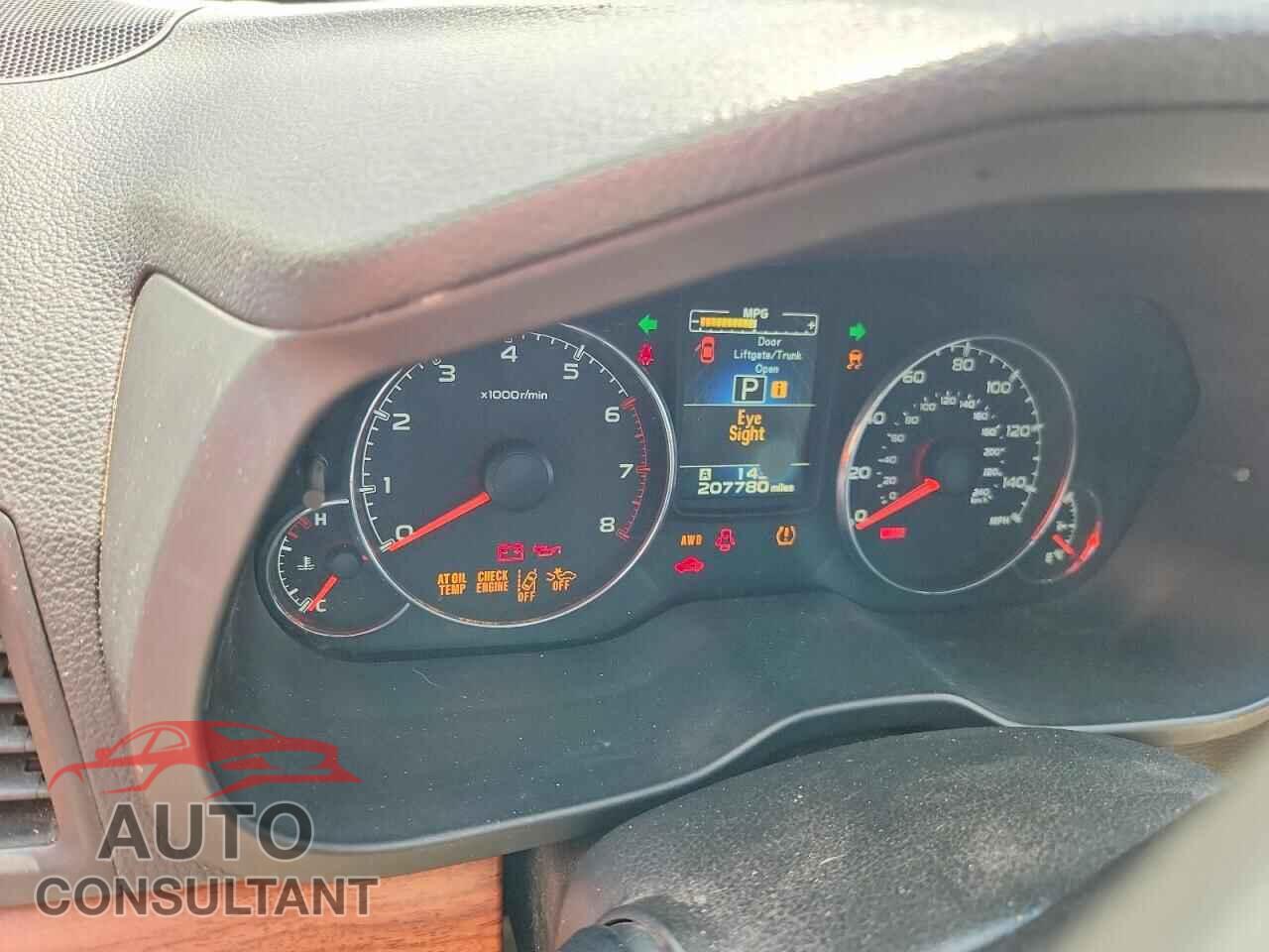SUBARU OUTBACK 2013 - 4S4BRBPC6D3235688