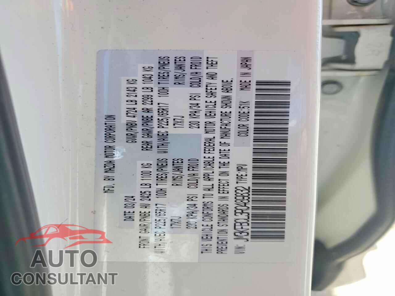 MAZDA CX-5 2024 - JM3KFBCL3R0489832