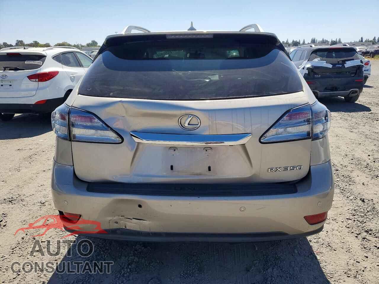 LEXUS RX350 2012 - 2T2BK1BA4CC135745