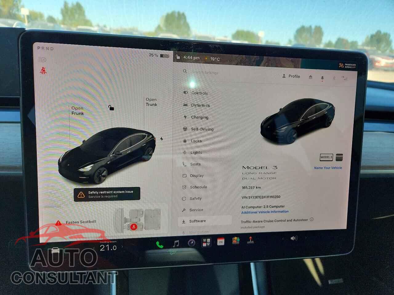 TESLA MODEL 3 2018 - 5YJ3E1EBXJF110250