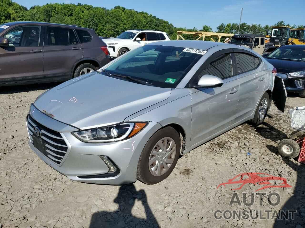 HYUNDAI ELANTRA 2018 - KMHD74LF2JU510439