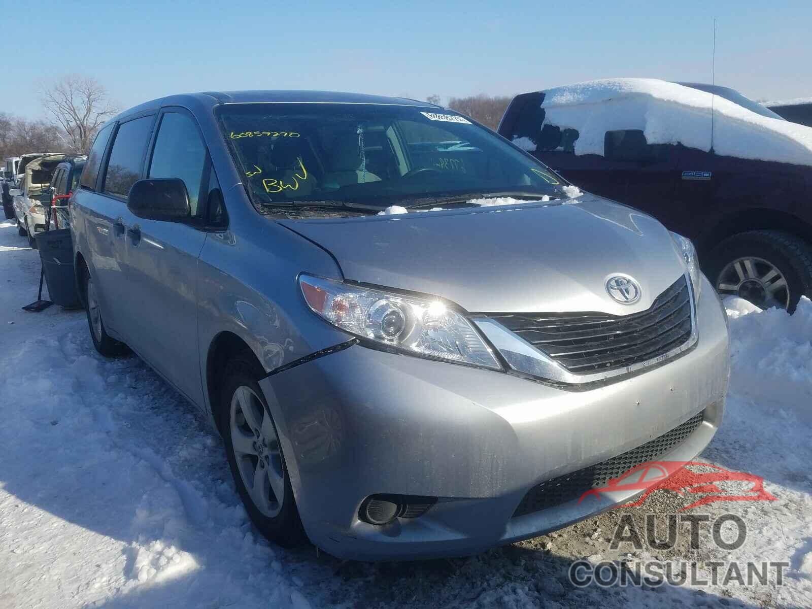 TOYOTA SIENNA 2017 - 5TDZZ3DC6HS781246