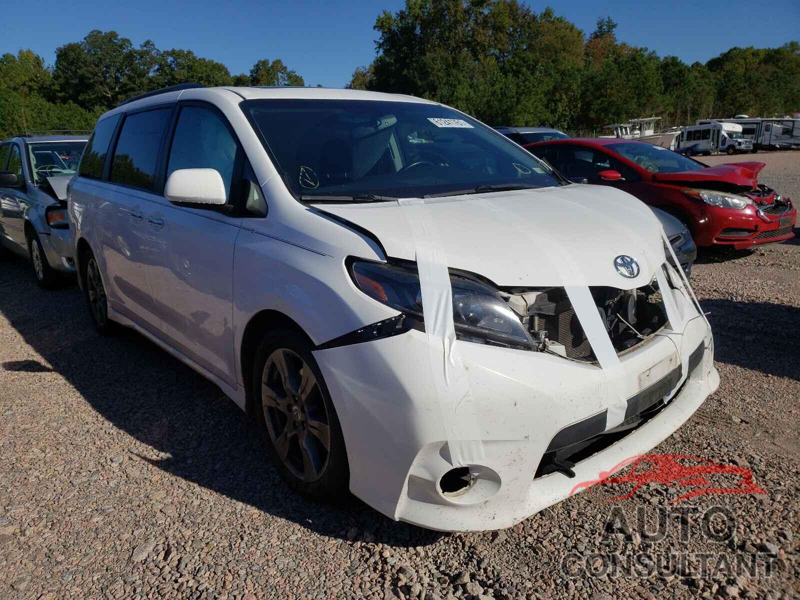 TOYOTA SIENNA 2017 - 5TDXZ3DC1HS891306