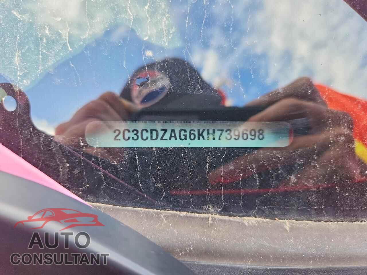 DODGE CHALLENGER 2019 - 2C3CDZAG6KH739698