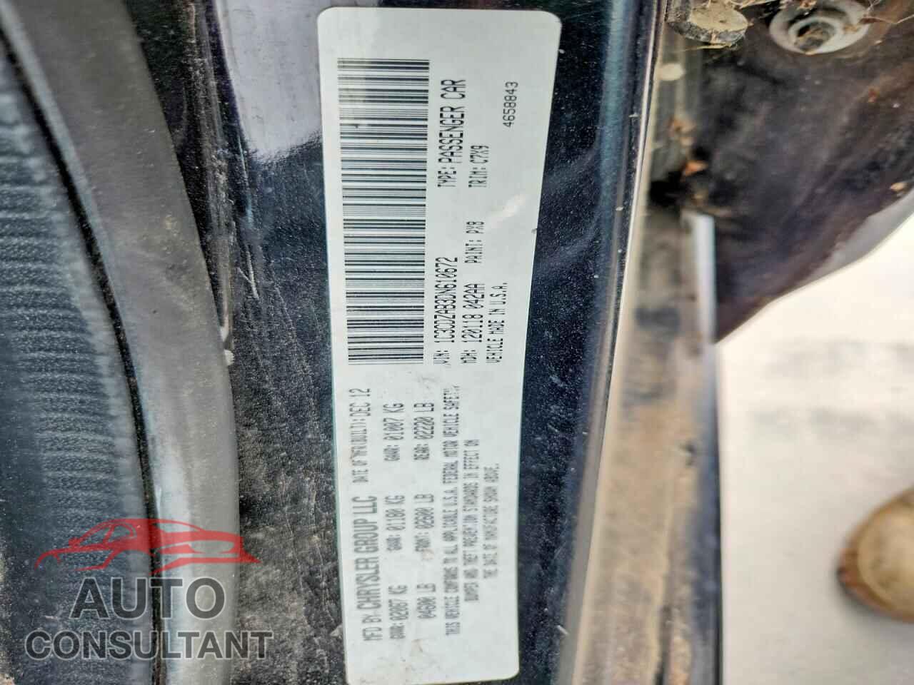 DODGE AVENGER 2013 - 1C3CDZAB3DN610672