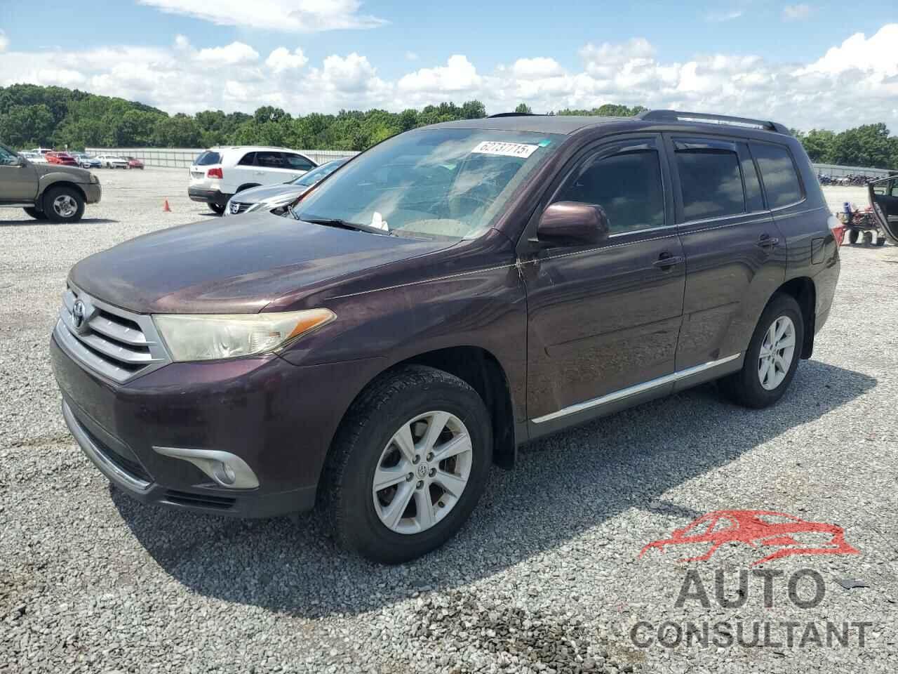 TOYOTA HIGHLANDER 2013 - 5TDZK3EH0DS109854