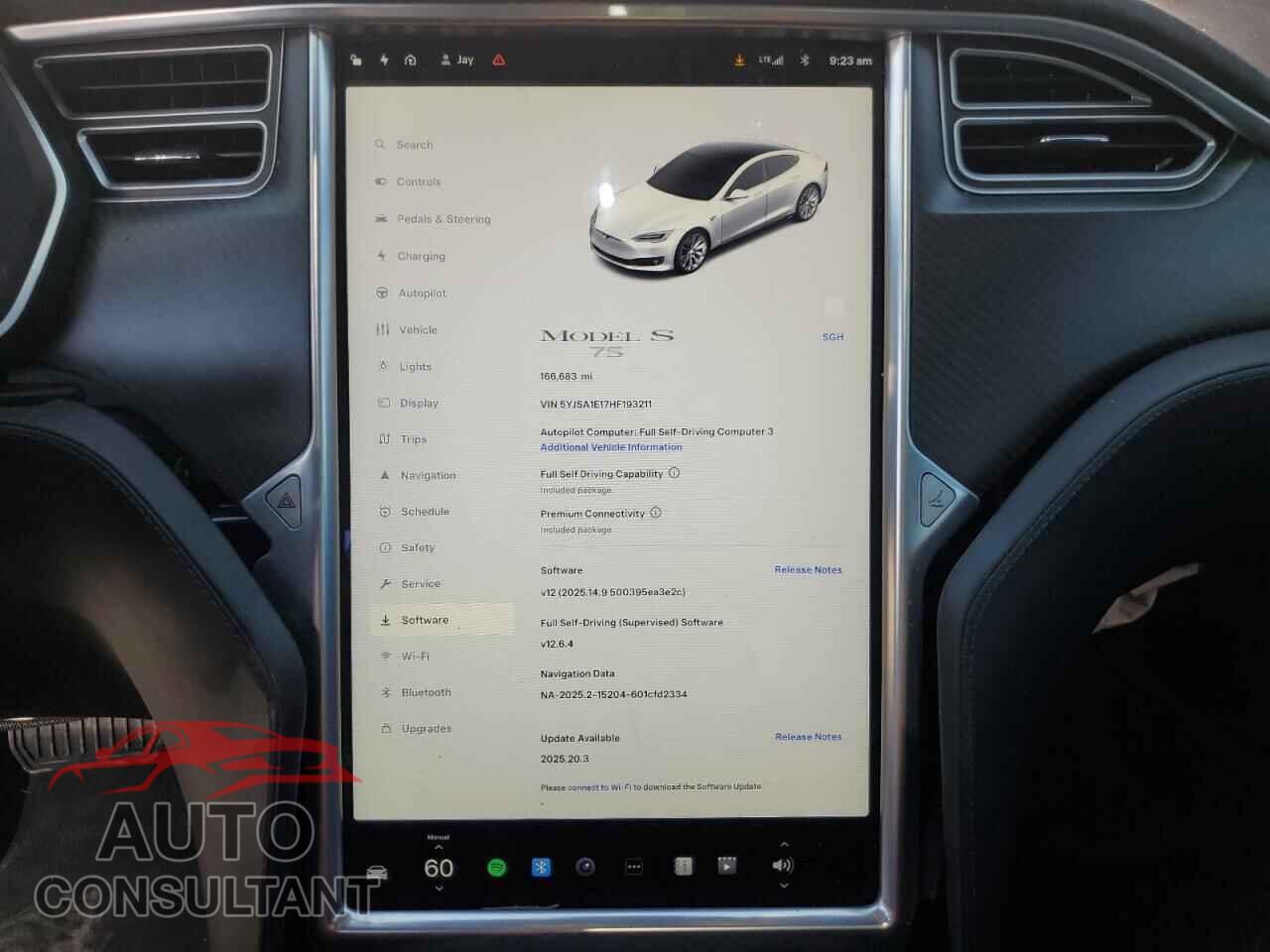 TESLA MODEL S 2017 - 5YJSA1E17HF193211