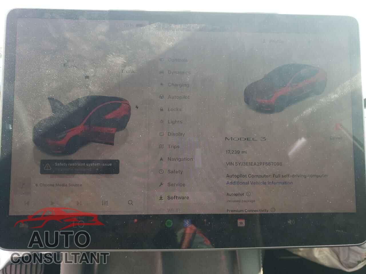 TESLA MODEL 3 2023 - 5YJ3E1EA2PF567098