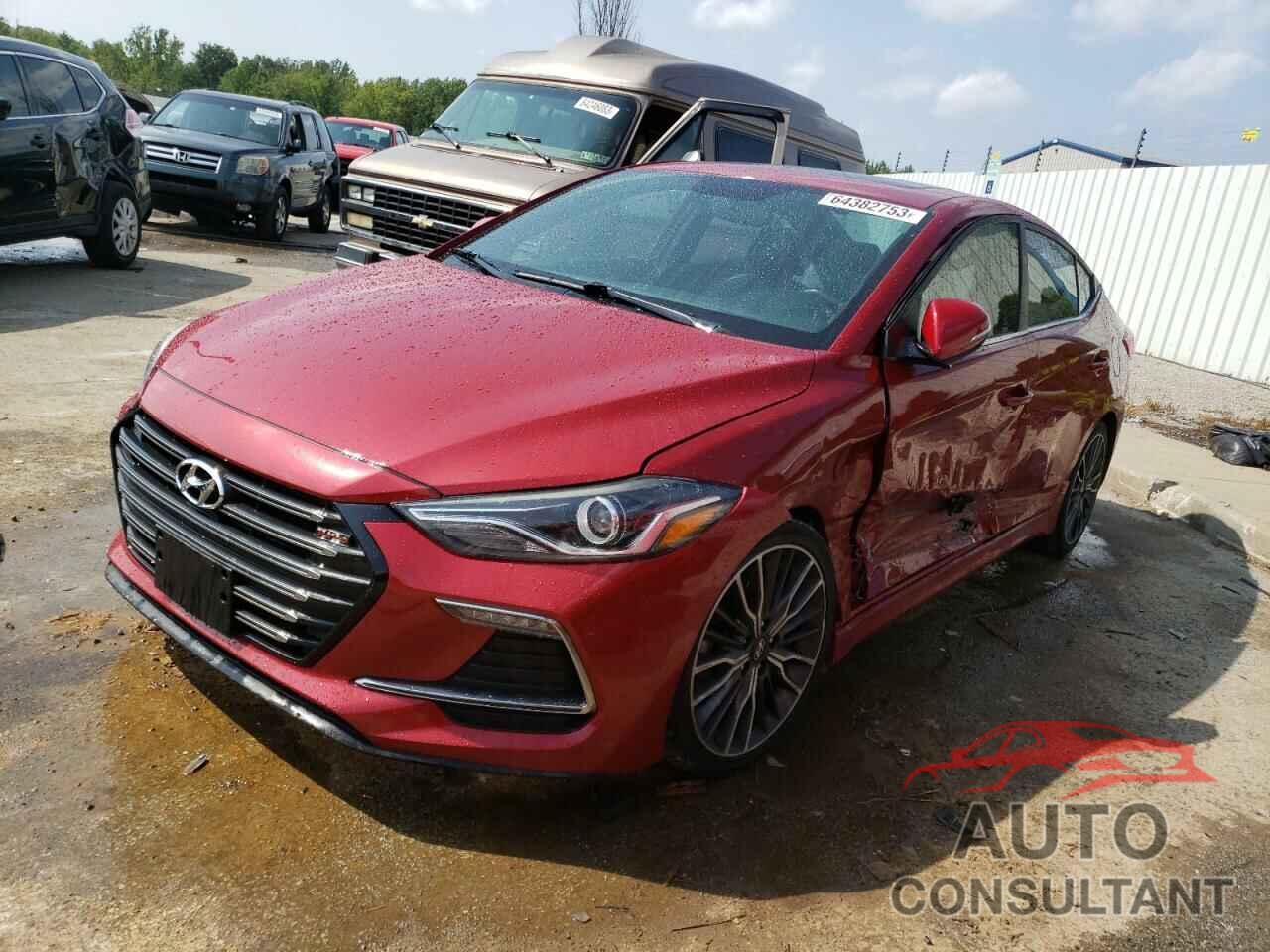 HYUNDAI ELANTRA 2018 - KMHD04LB5JU542965