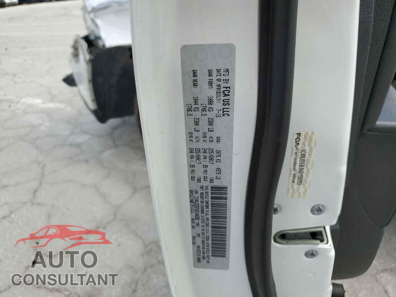 JEEP COMPASS 2017 - 1C4NJDEB7HD100282