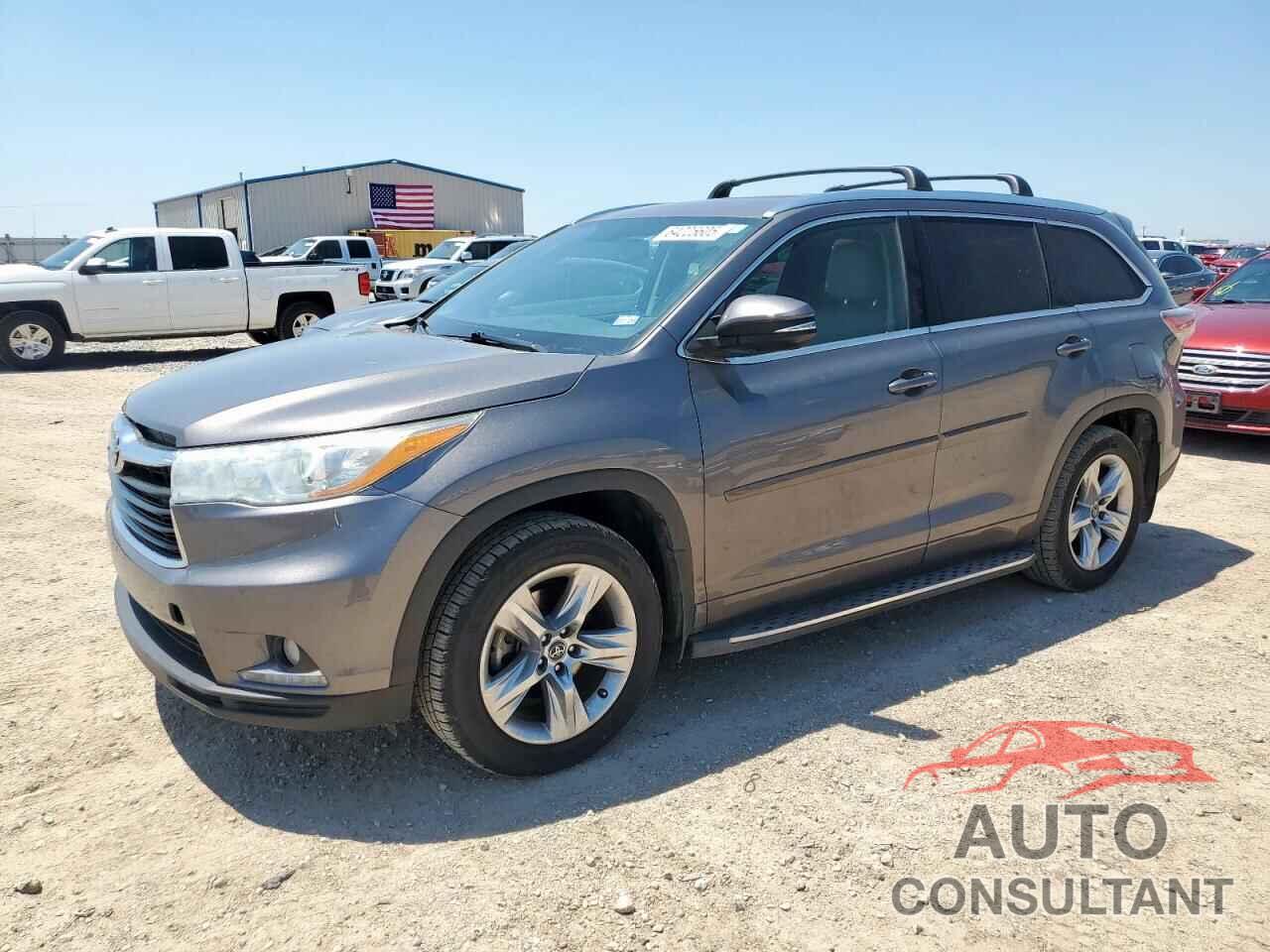 TOYOTA HIGHLANDER 2016 - 5TDYKRFH4GS166916