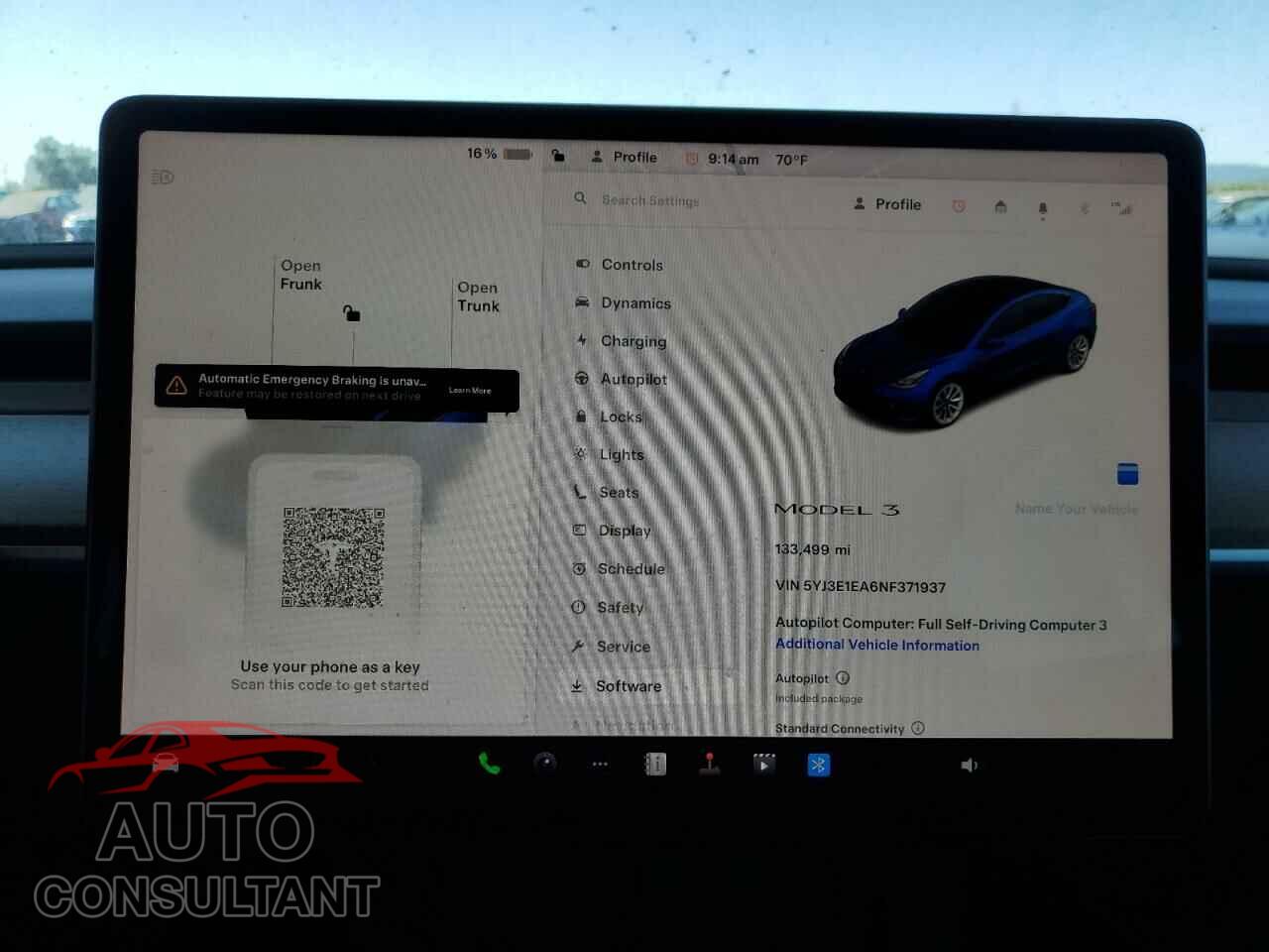 TESLA MODEL 3 2022 - 5YJ3E1EA6NF371937