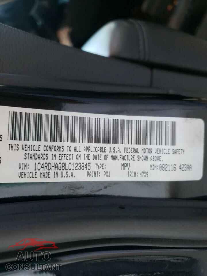 DODGE DURANGO 2020 - 1C4RDHAG8LC123845