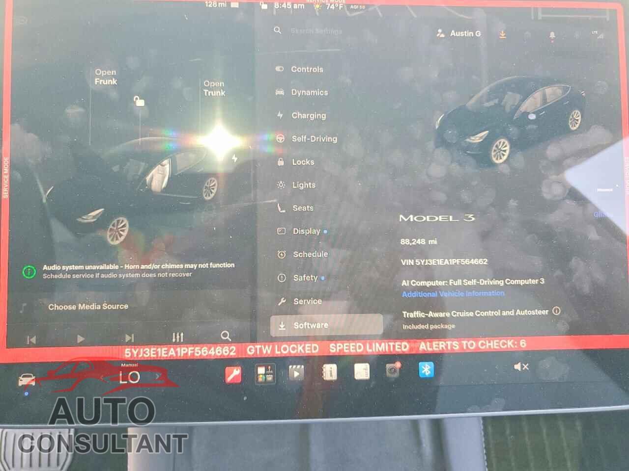 TESLA MODEL 3 2023 - 5YJ3E1EA1PF564662
