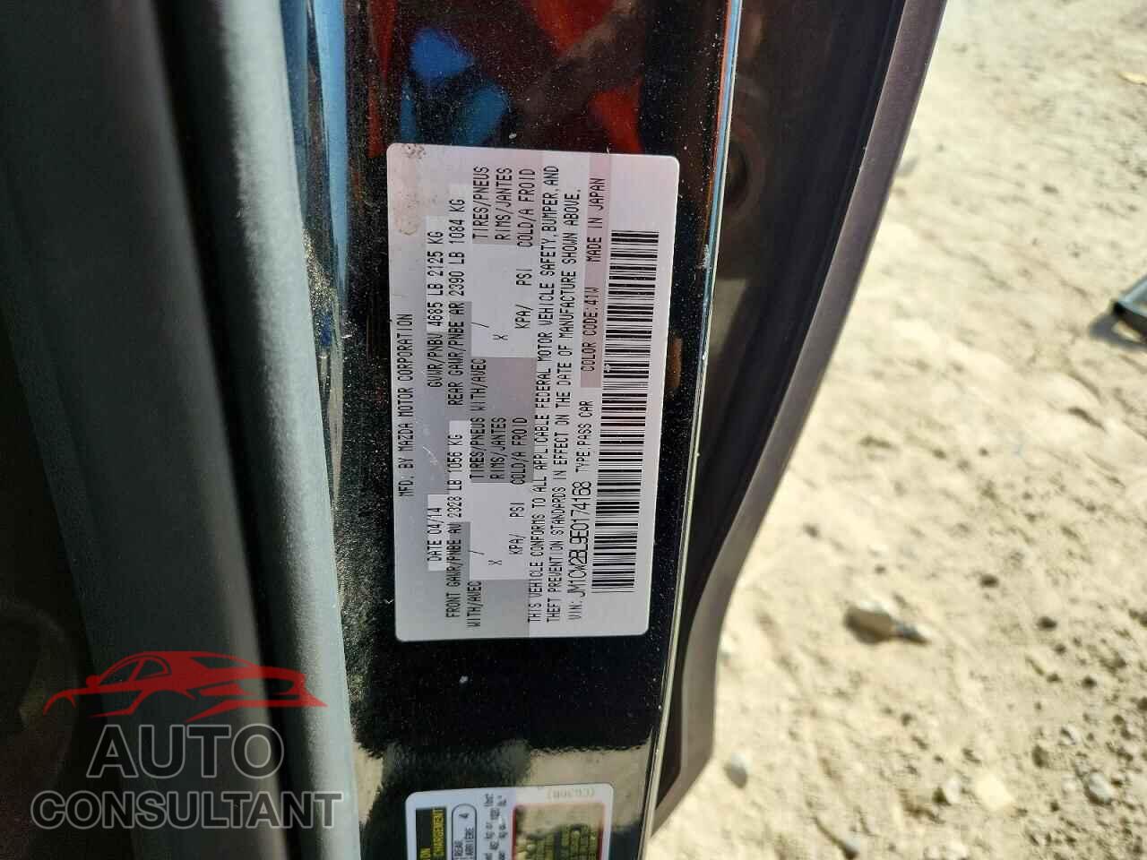 MAZDA 5 2014 - JM1CW2BL9E0174168