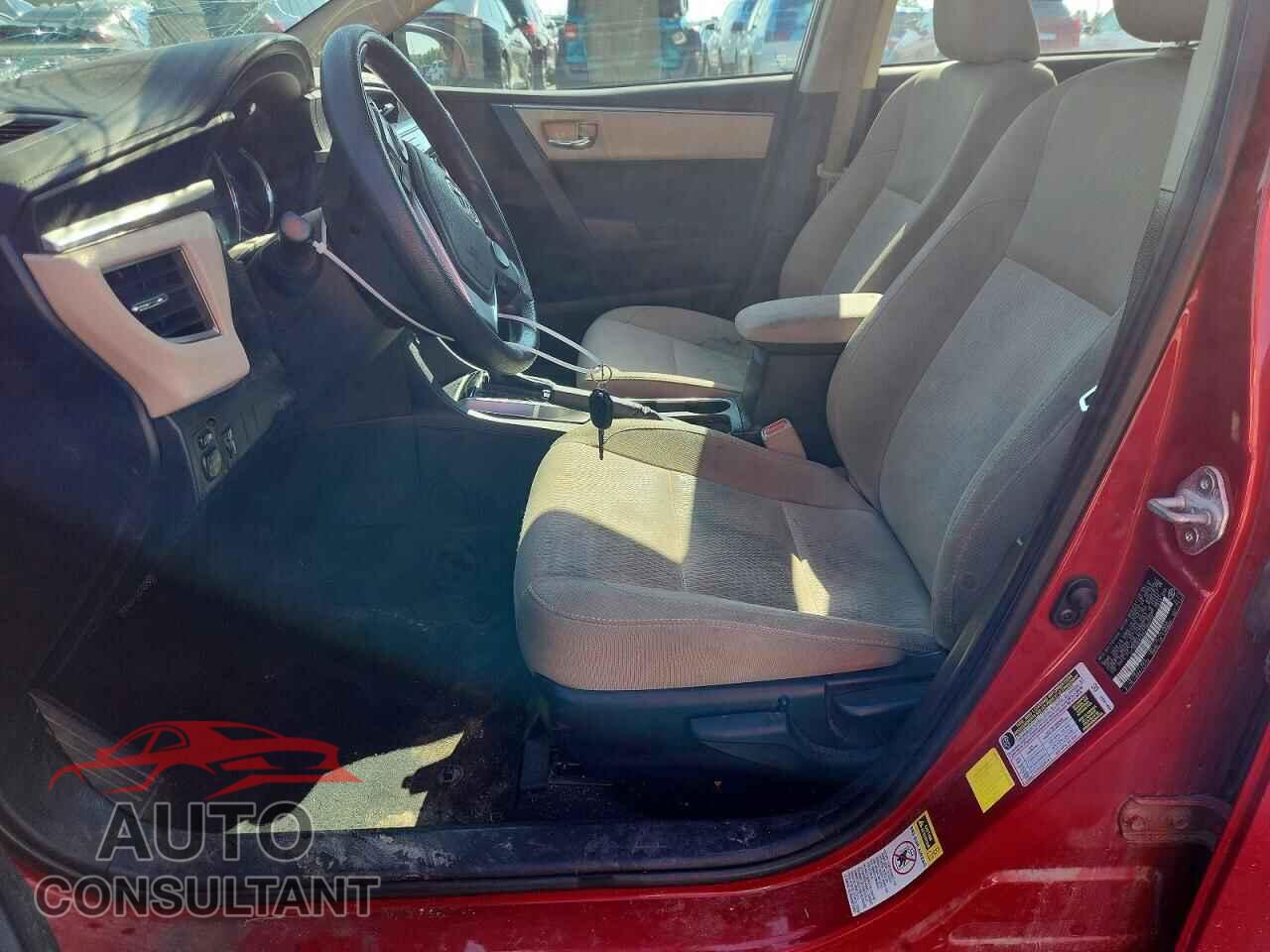 TOYOTA COROLLA 2015 - 2T1BURHEXFC380528