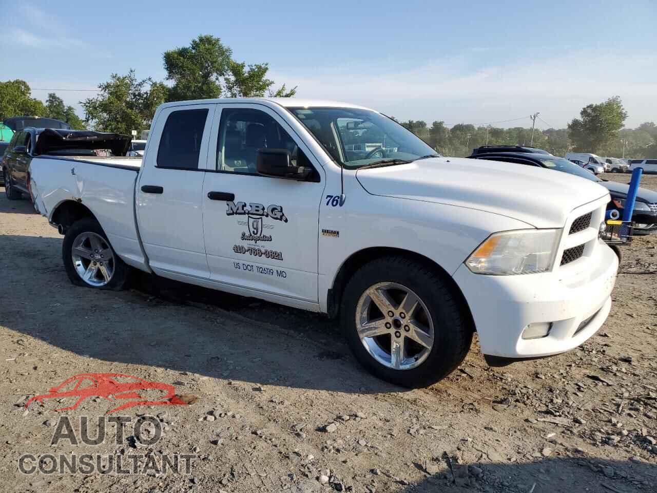 DODGE RAM 1500 2012 - 1C6RD7FTXCS325776