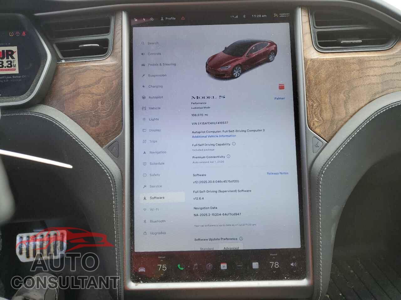 TESLA MODEL S 2020 - 5YJSA1E4XLF416537