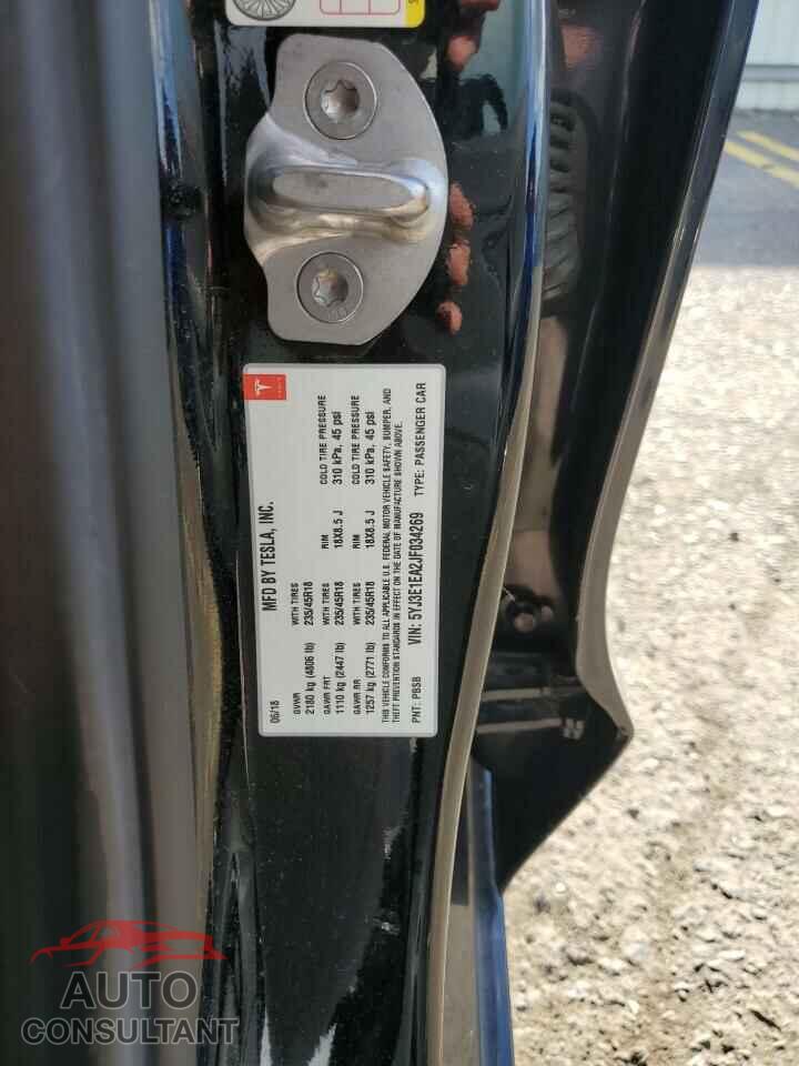 TESLA MODEL 3 2018 - 5YJ3E1EA2JF034269