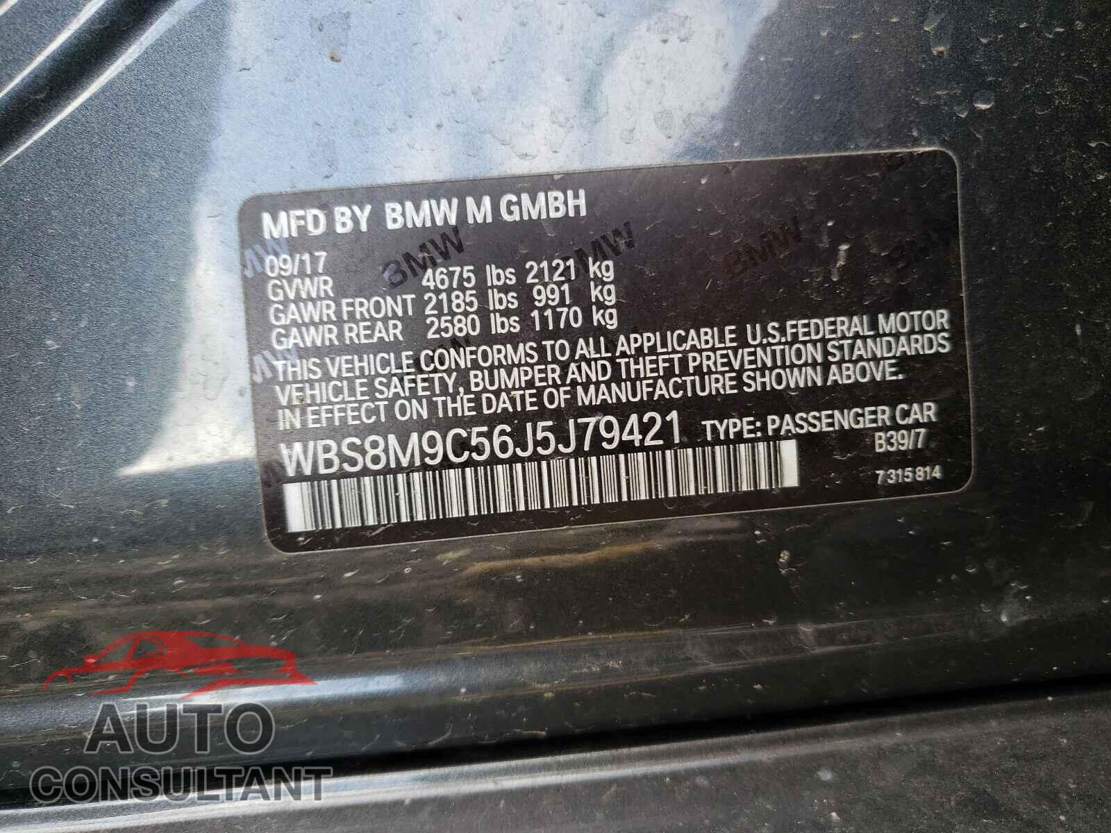 BMW M3 2018 - WBS8M9C56J5J79421