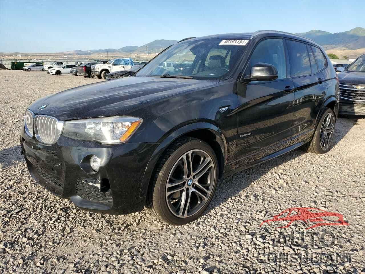 BMW X3 2016 - 5UXWX9C59G0D87693