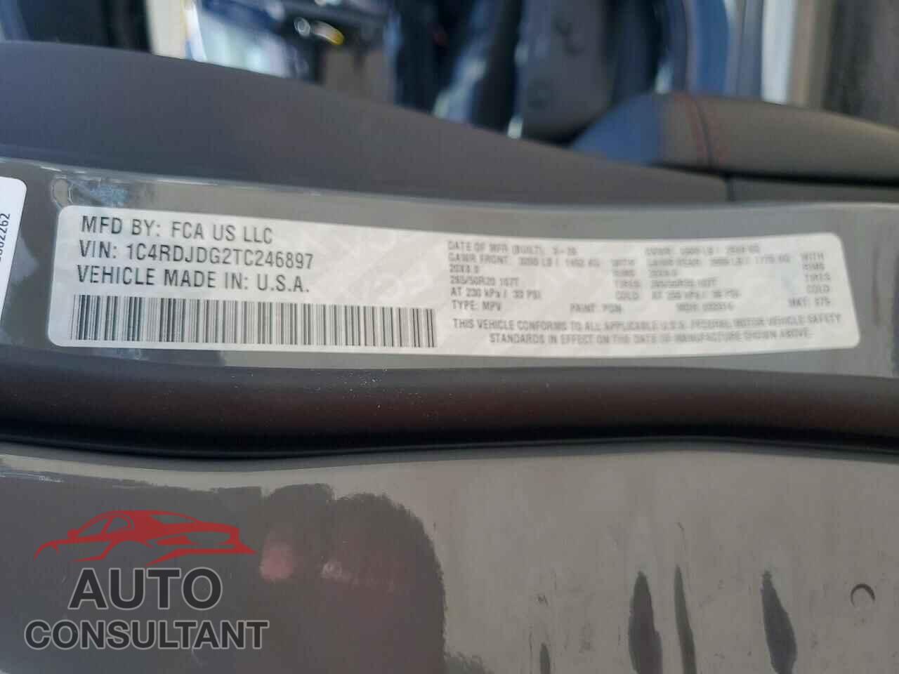 DODGE DURANGO 2026 - 1C4RDJDG2TC246897