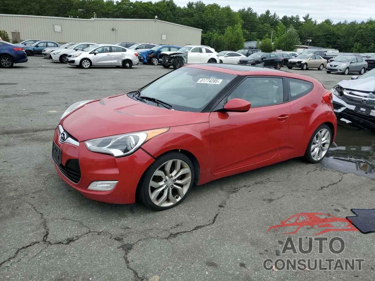 HYUNDAI VELOSTER 2012 - KMHTC6AD9CU044998