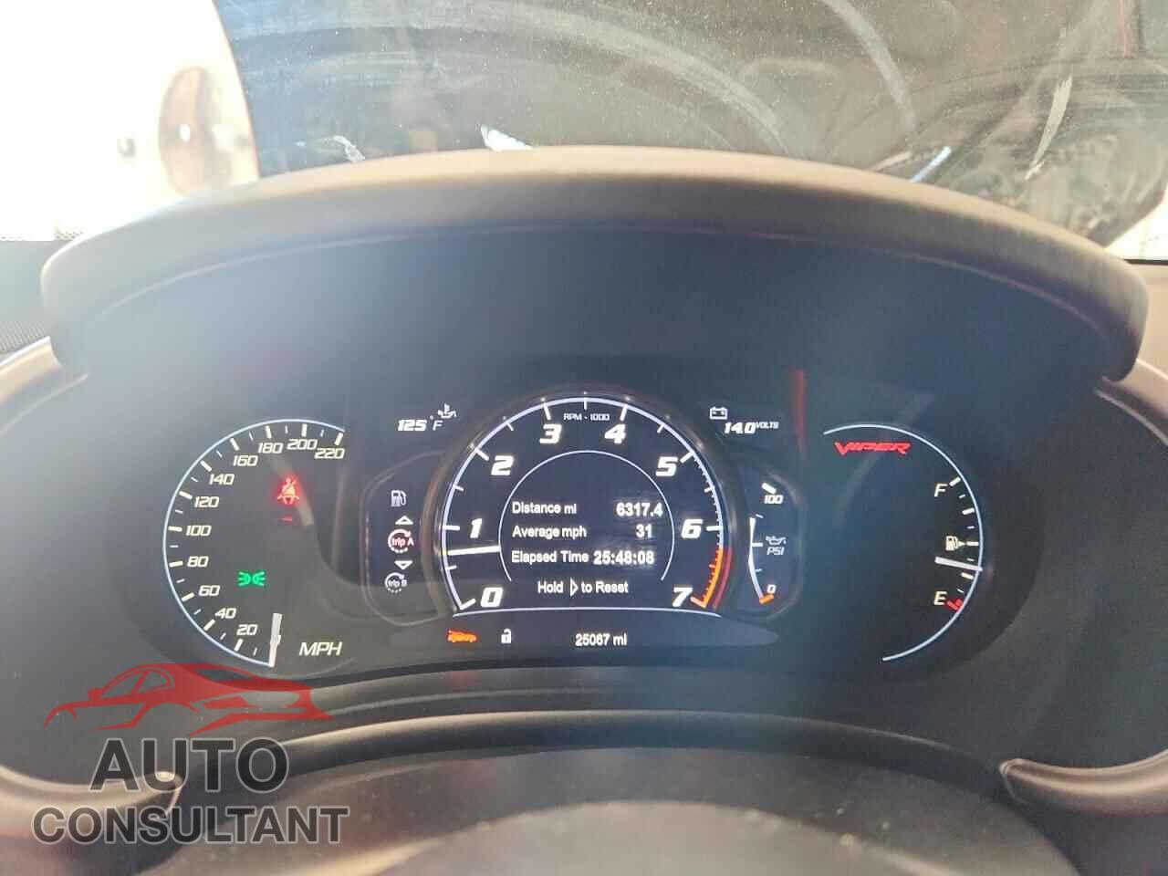 DODGE VIPER 2013 - 1C3ADEBZ7DV400054