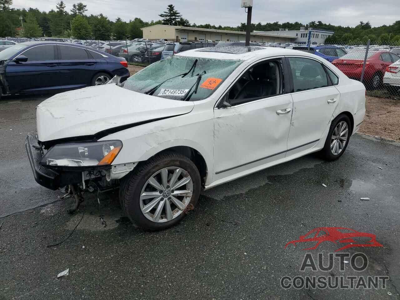 VOLKSWAGEN PASSAT 2012 - 1VWCP7A38CC091237